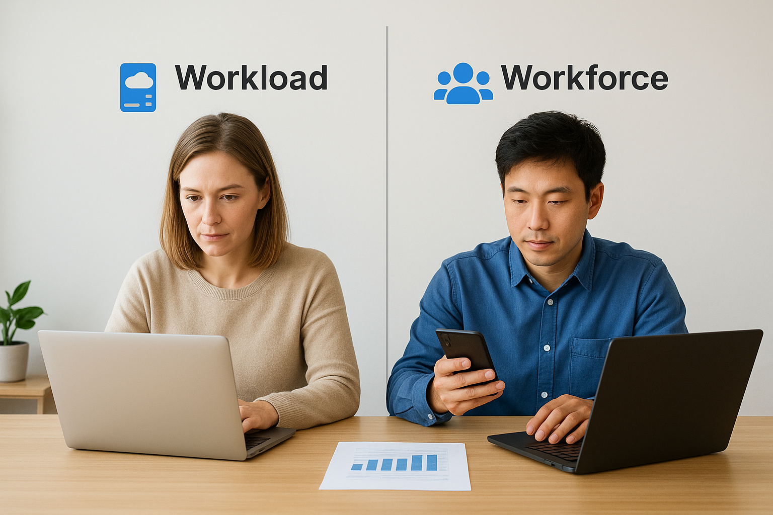 Workload vs workforce identity federation