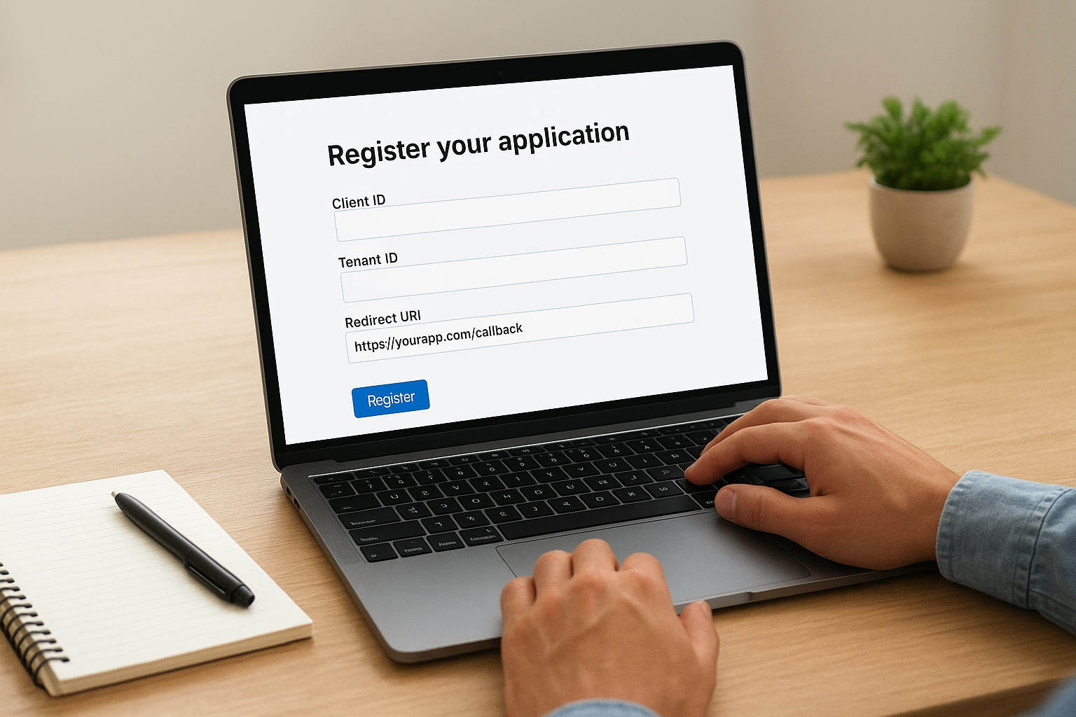 Register your application in Entra ID