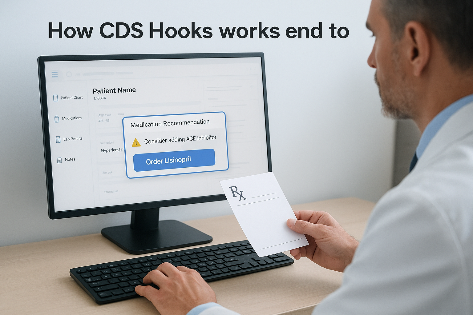 How CDS Hooks works end to end