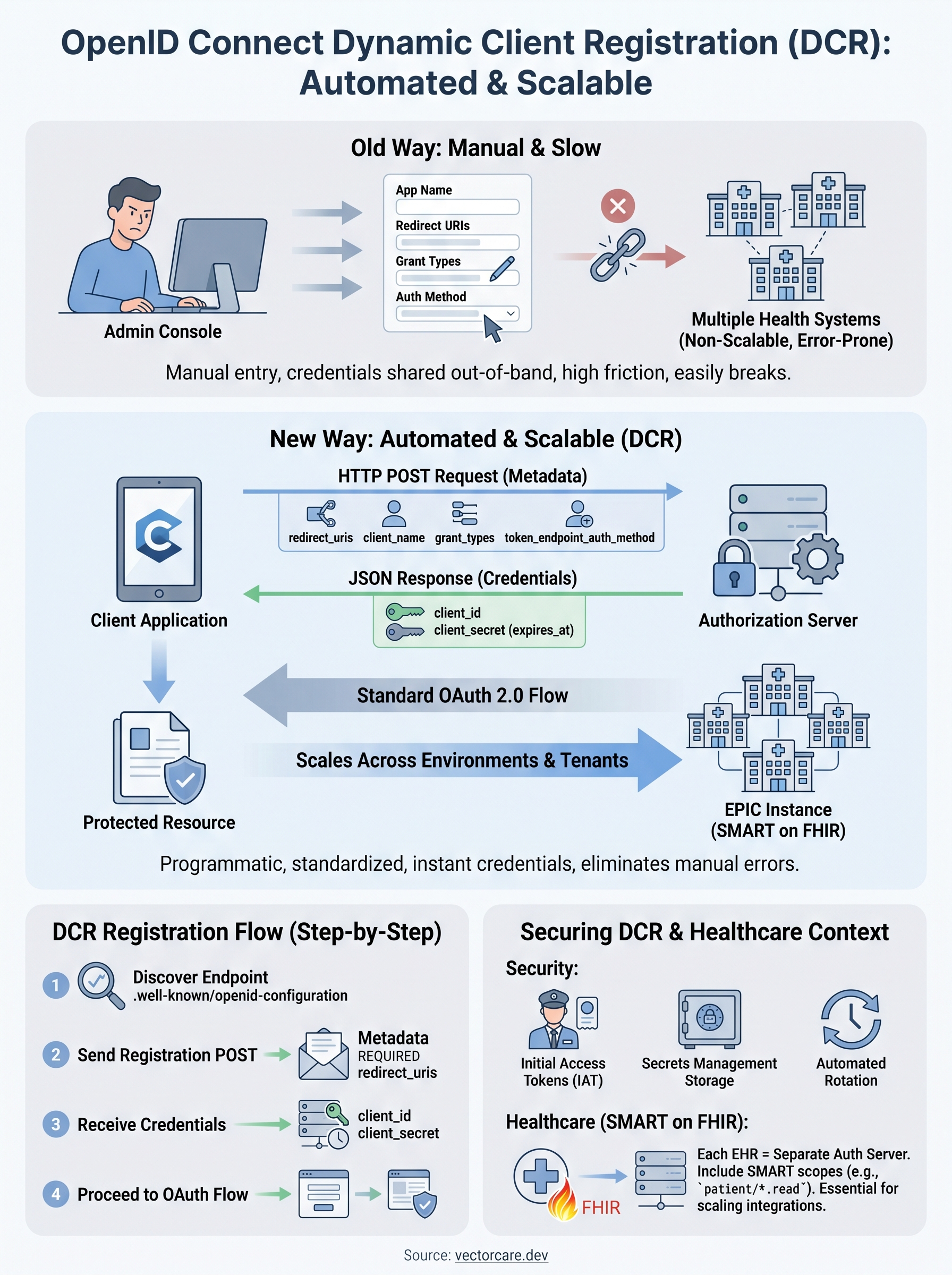 openid connect dynamic client registration infographic