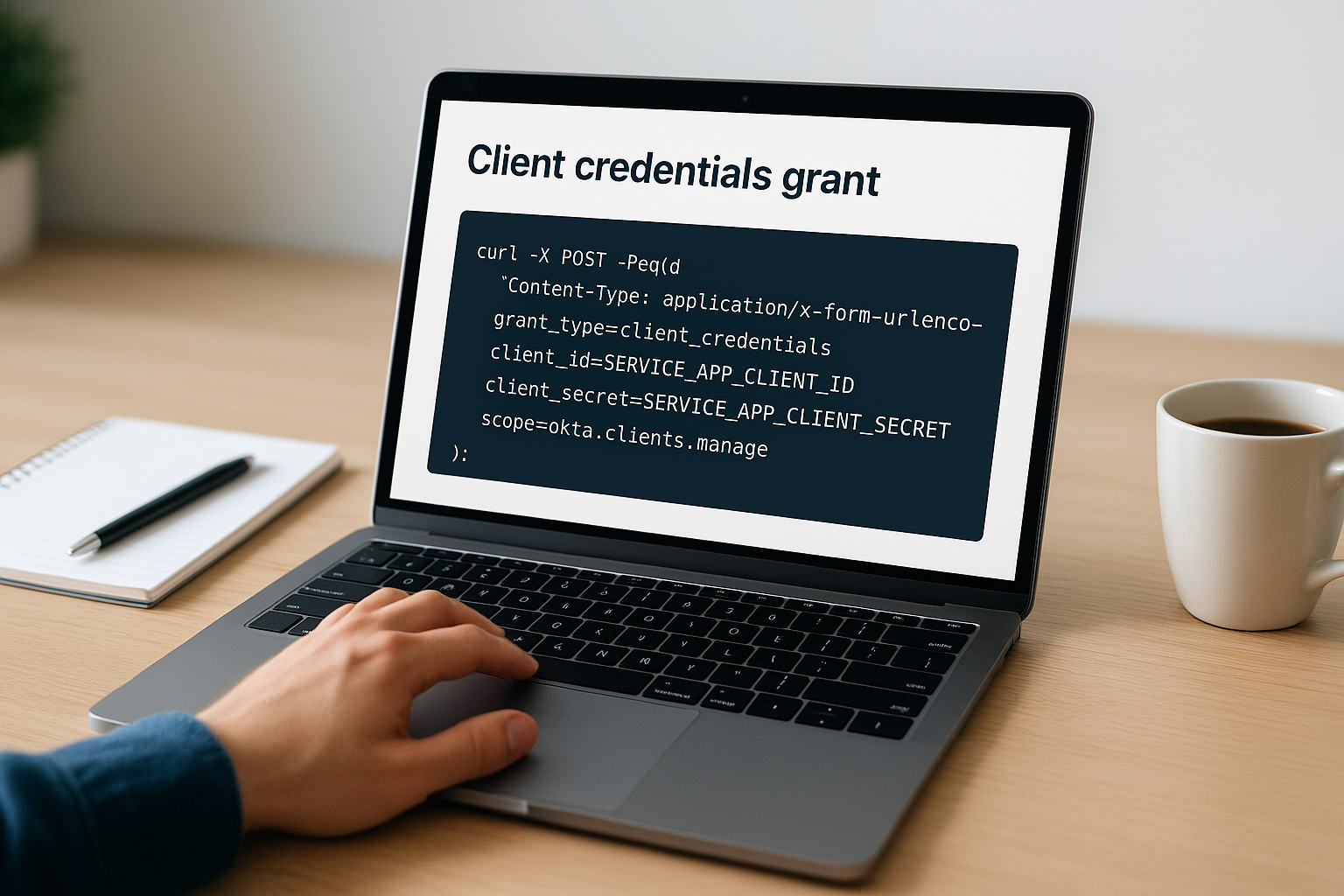 Option 2: Client credentials grant (recommended for production)