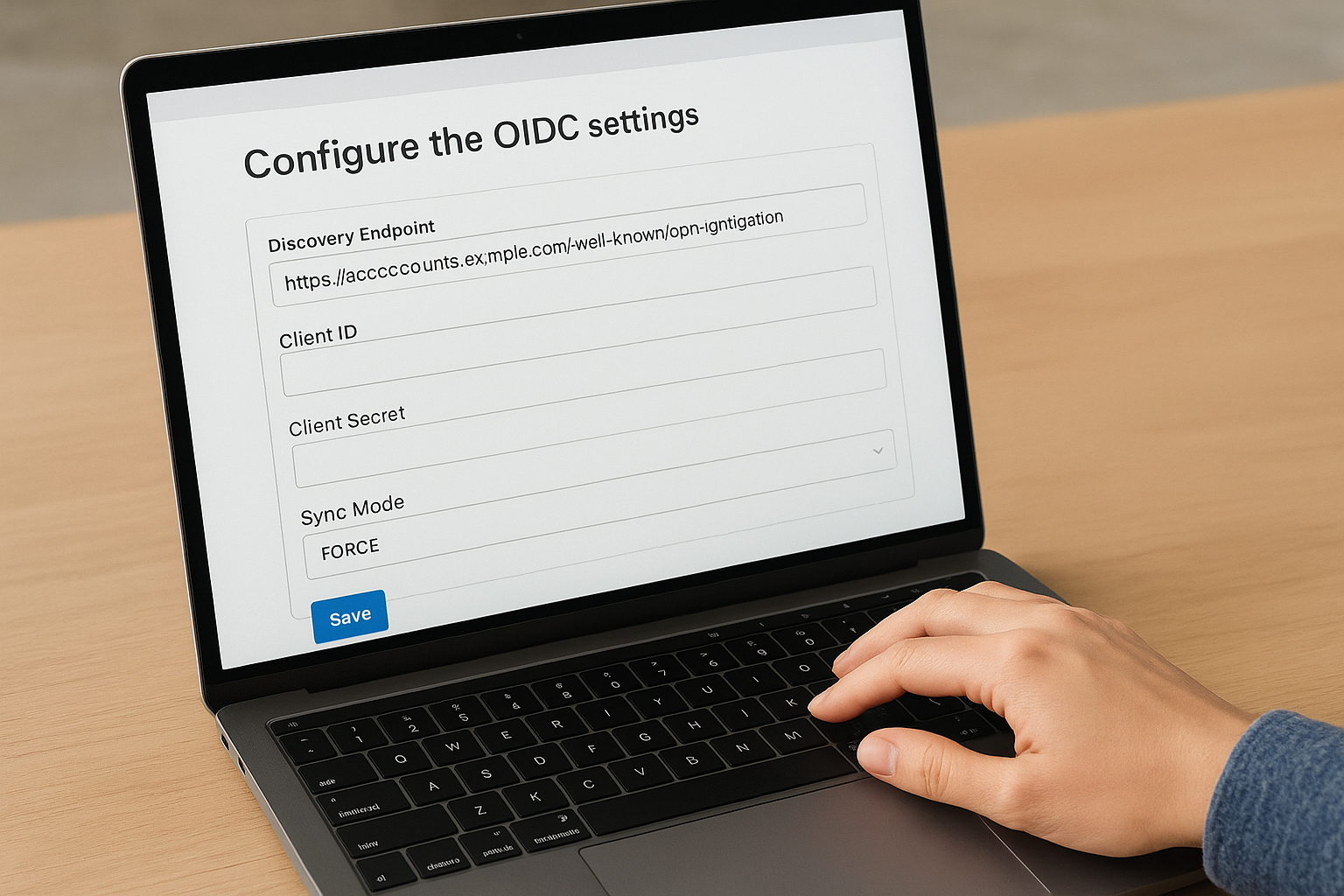 Configure the OIDC settings