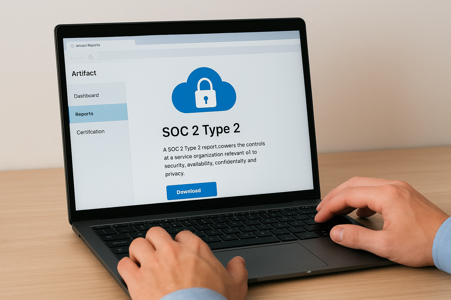 Steps to download the report