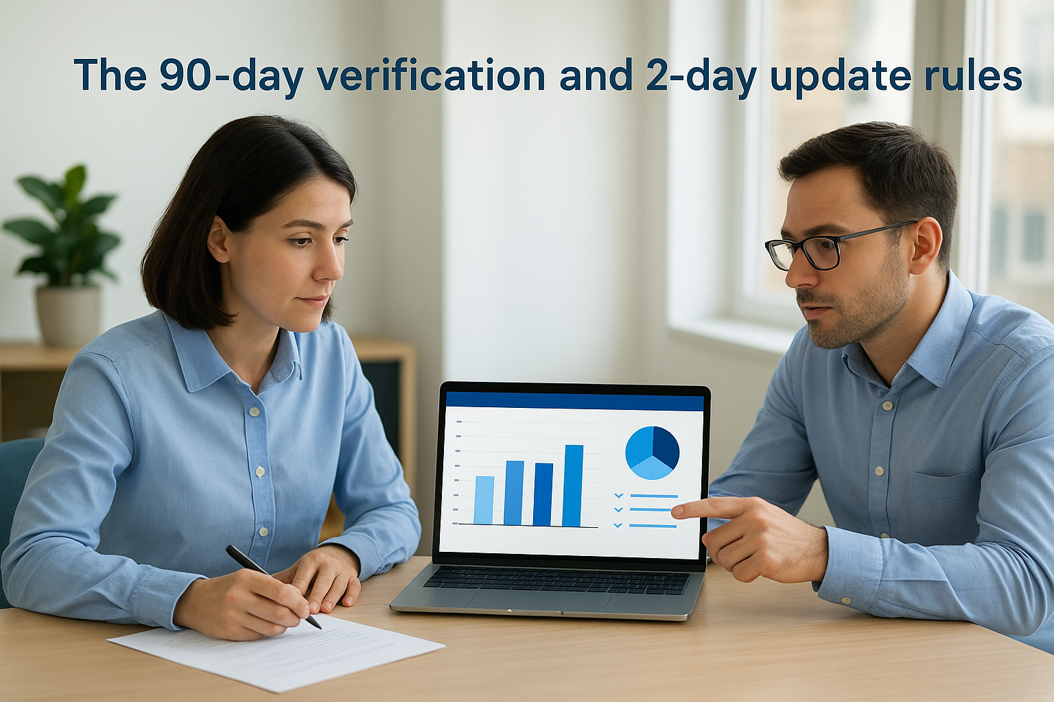 The 90-day verification and 2-day update rules