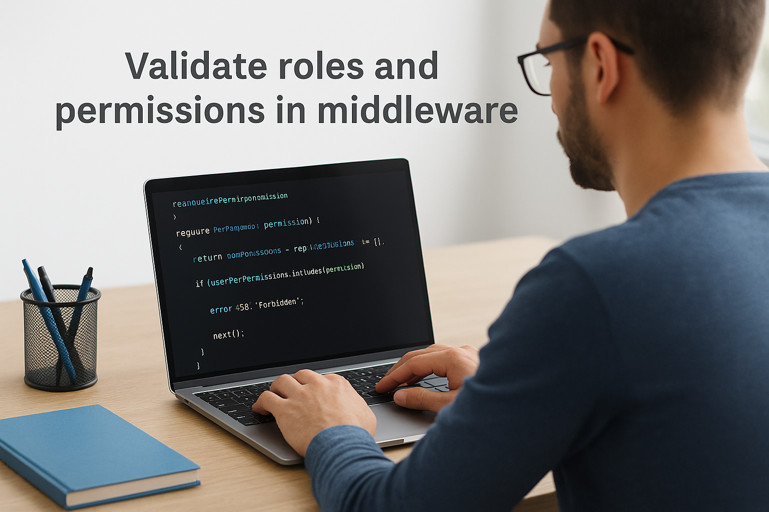 Validate roles and permissions in middleware