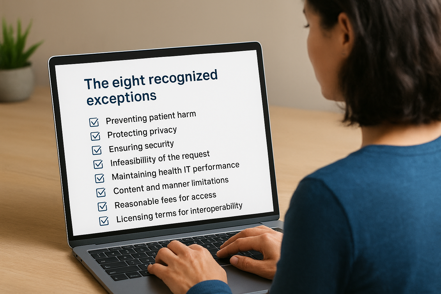 The eight recognized exceptions