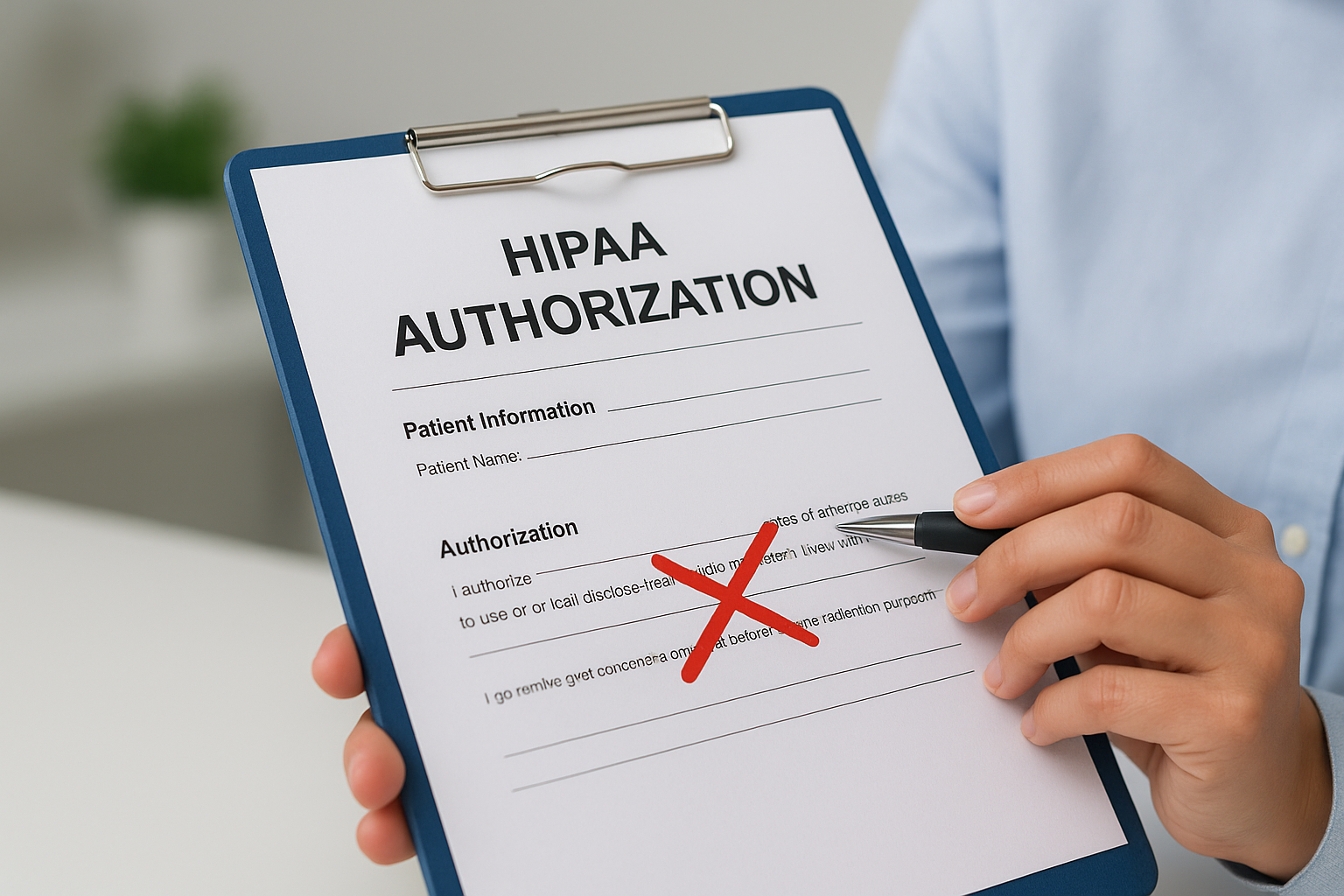 Common mistakes that invalidate HIPAA authorizations