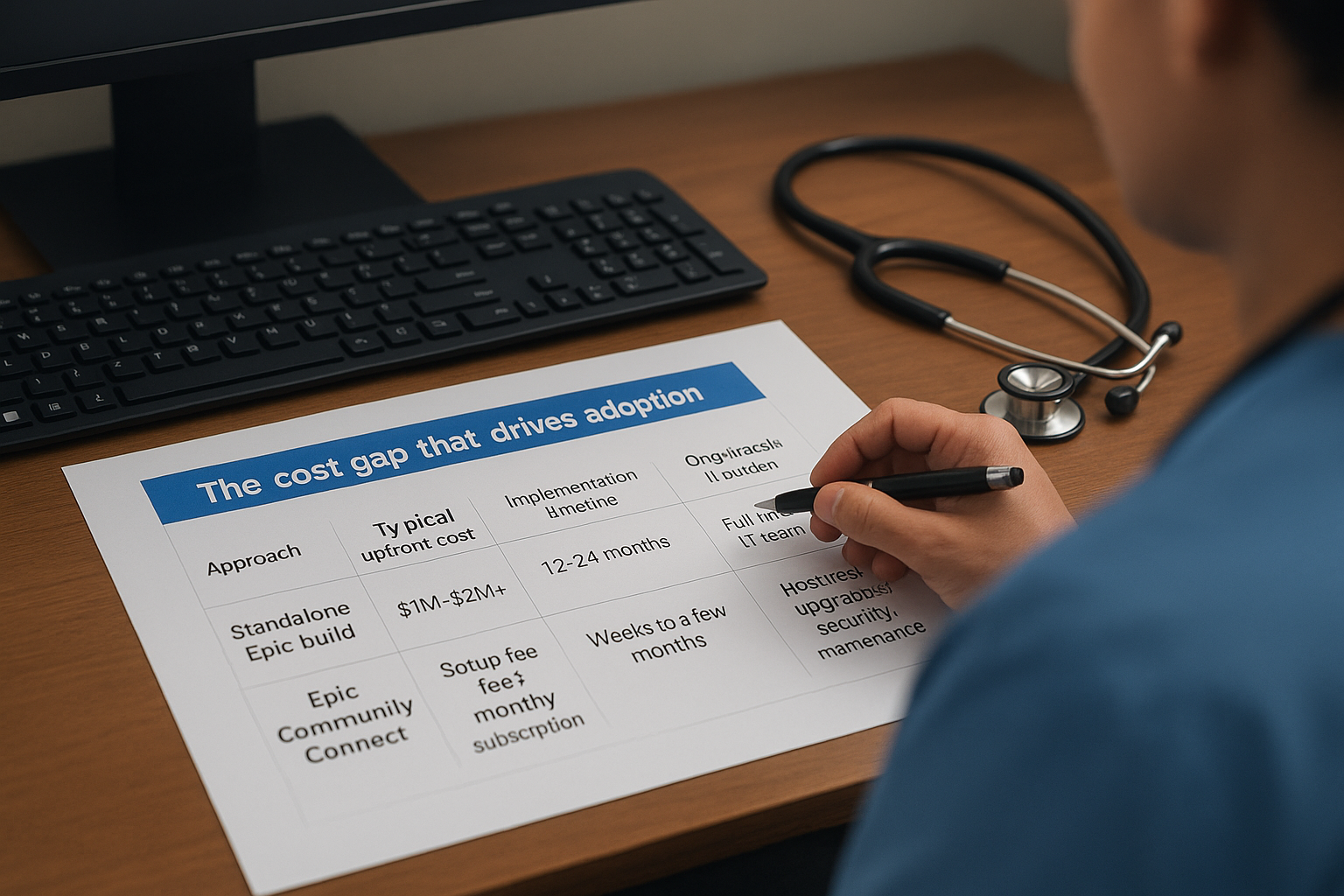 The cost gap that drives adoption