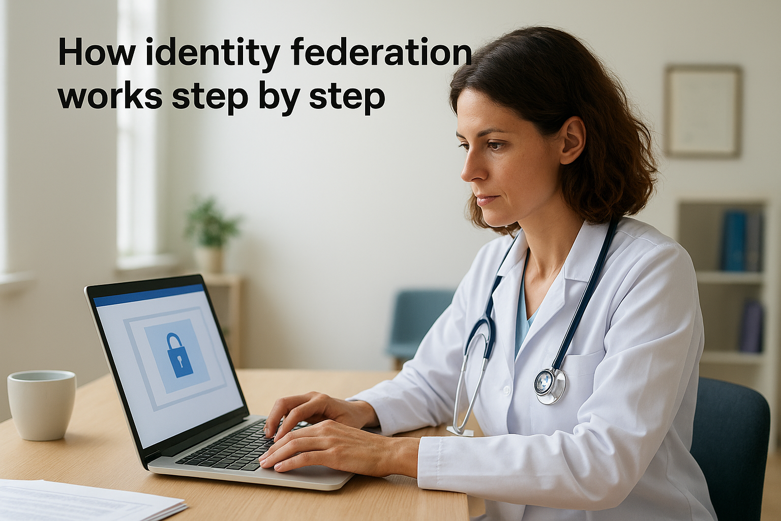 How identity federation works step by step