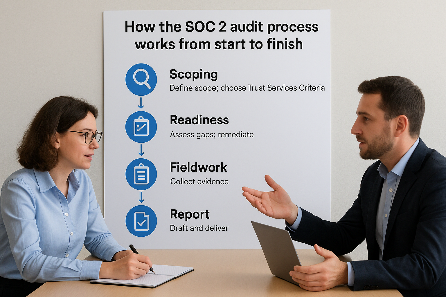 How the SOC 2 audit process works from start to finish