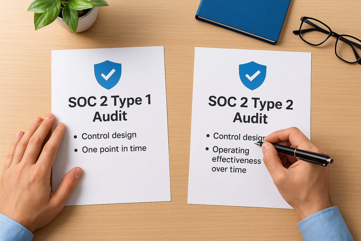 SOC 2 Type 1 vs Type 2 audits: what's the difference