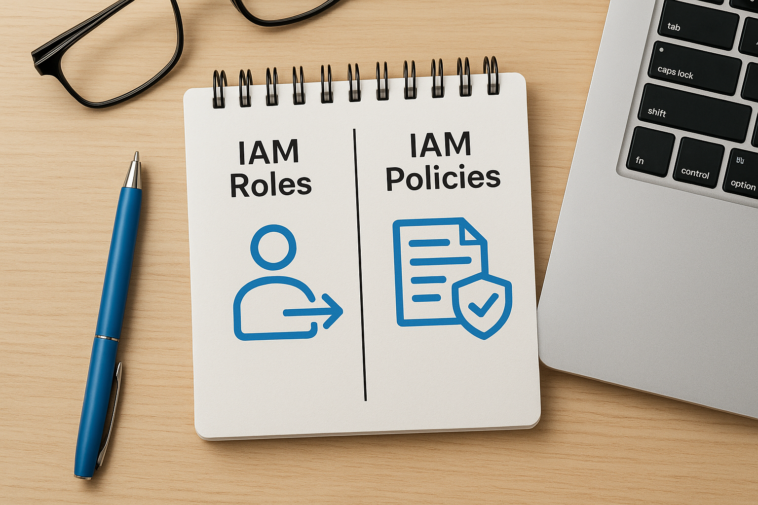 Key differences between IAM roles and policies