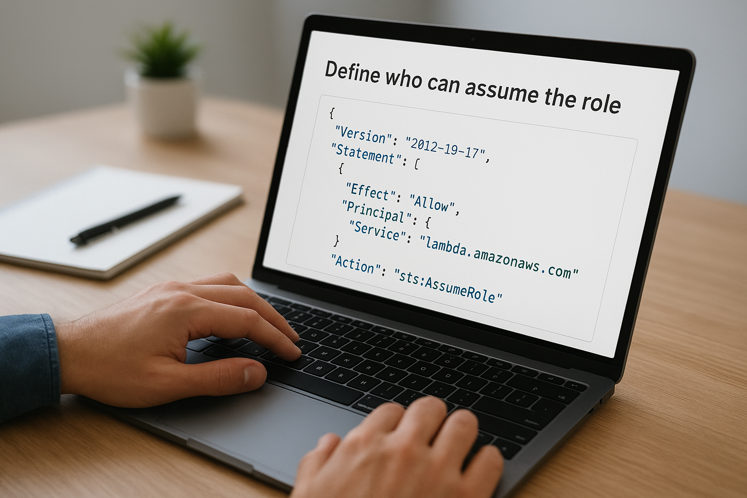 Define who can assume the role