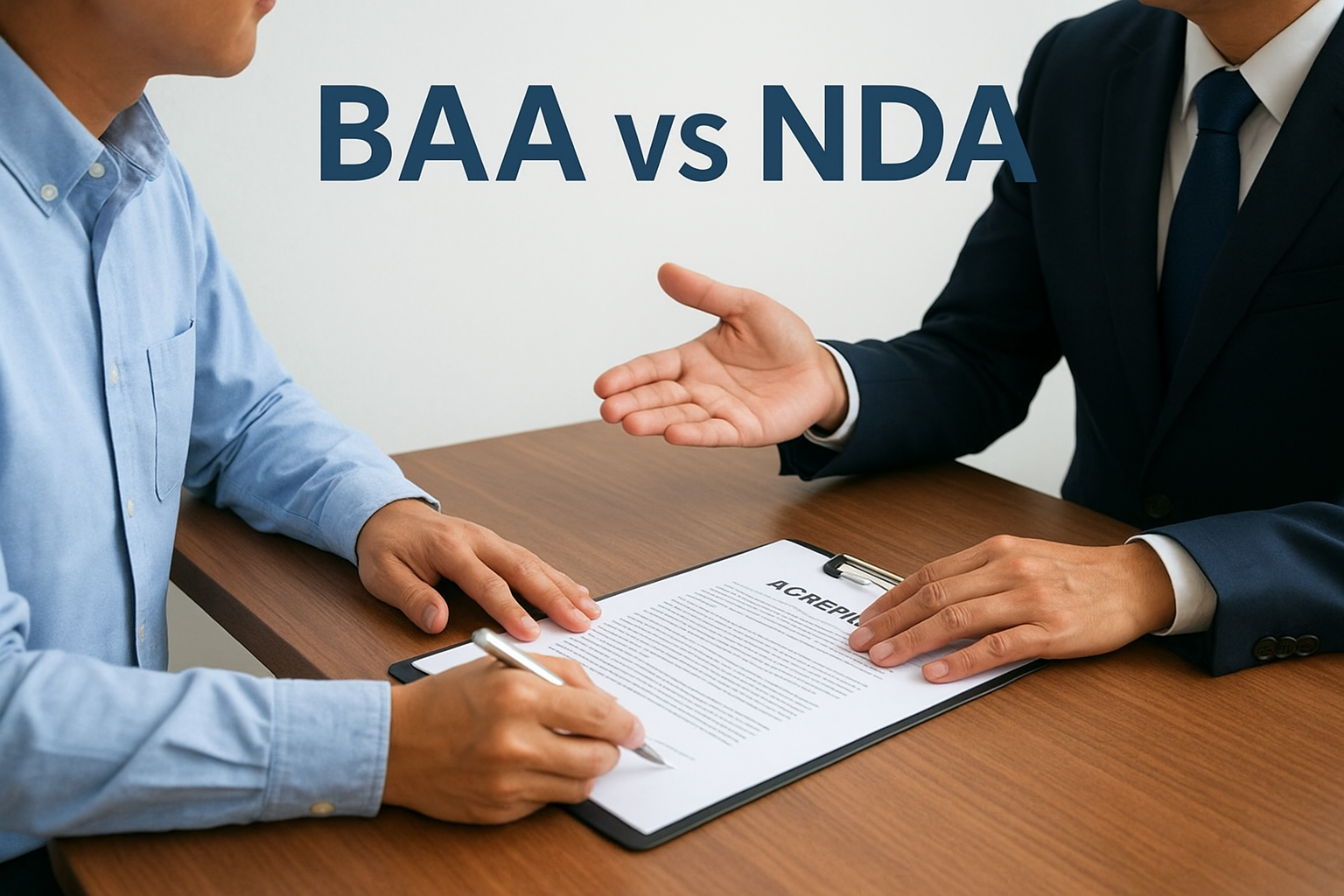 BAA vs NDA: how these agreements differ