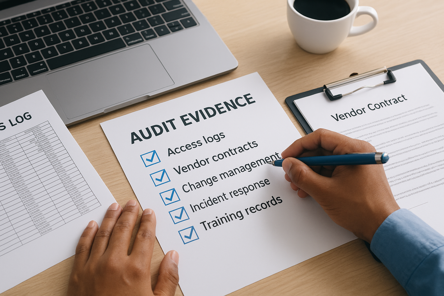 Step 4. Collect evidence and complete the audit