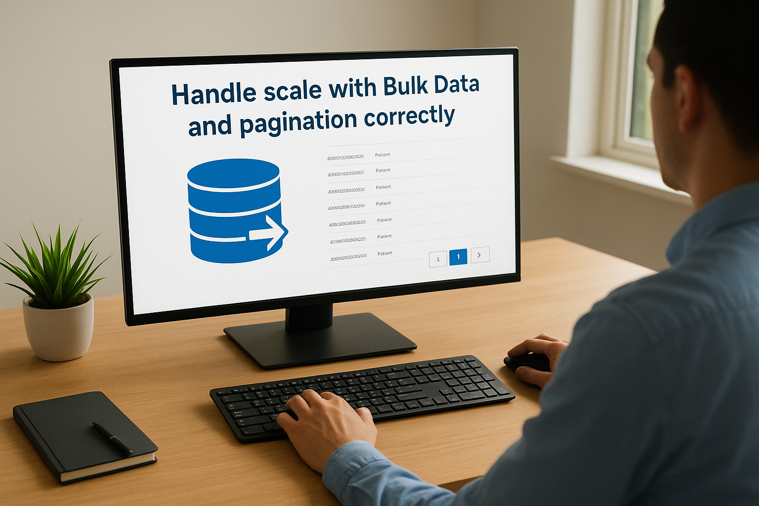 Handle scale with Bulk Data and pagination correctly