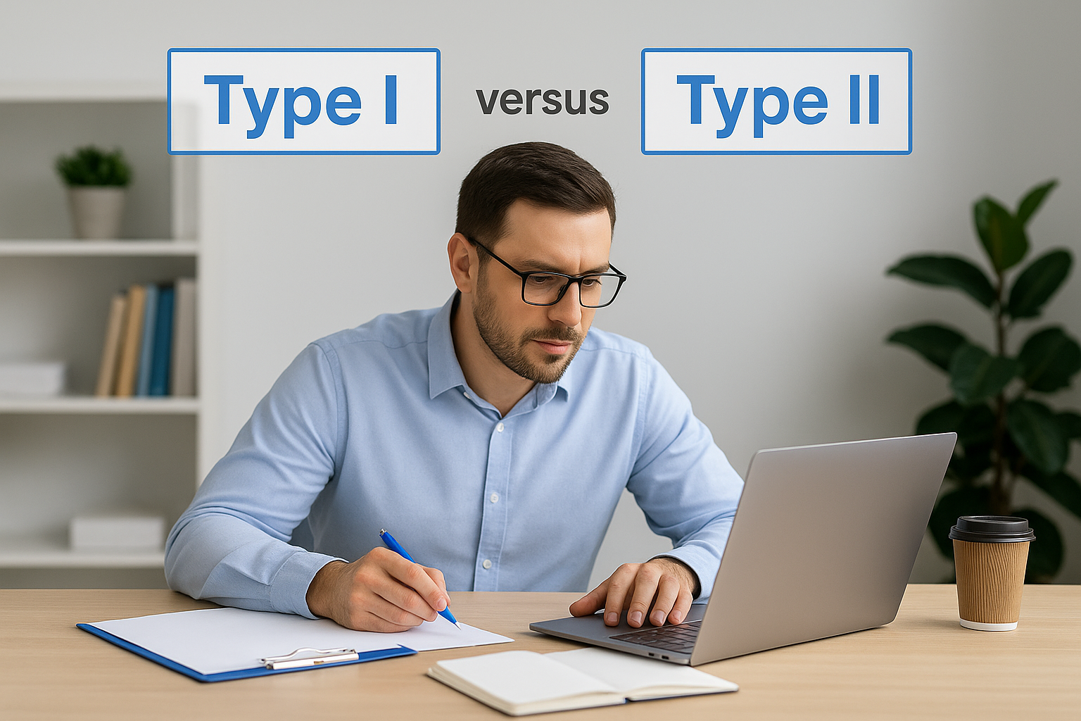 Type I versus Type II: pick the right starting point