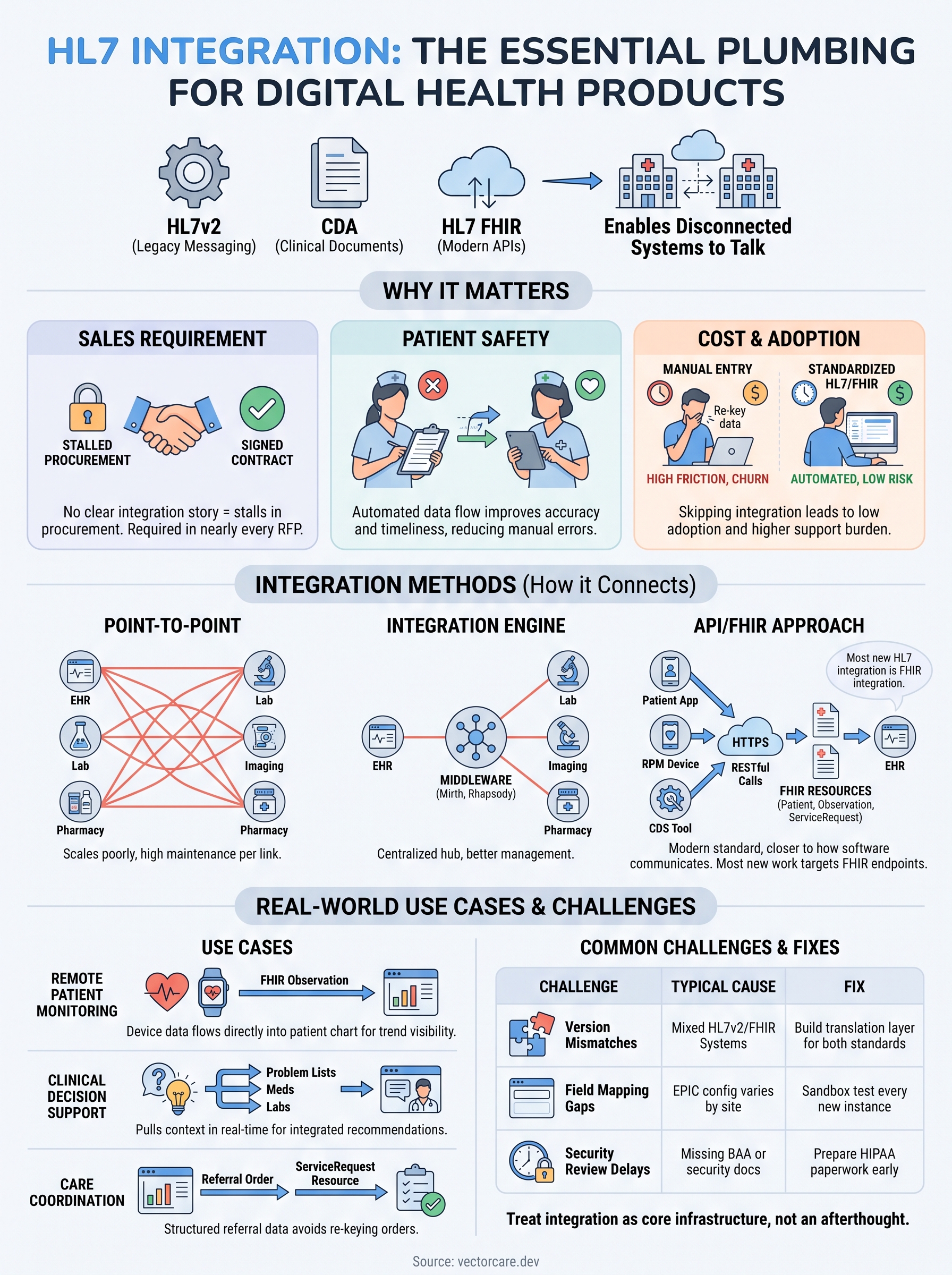 hl7 integration infographic
