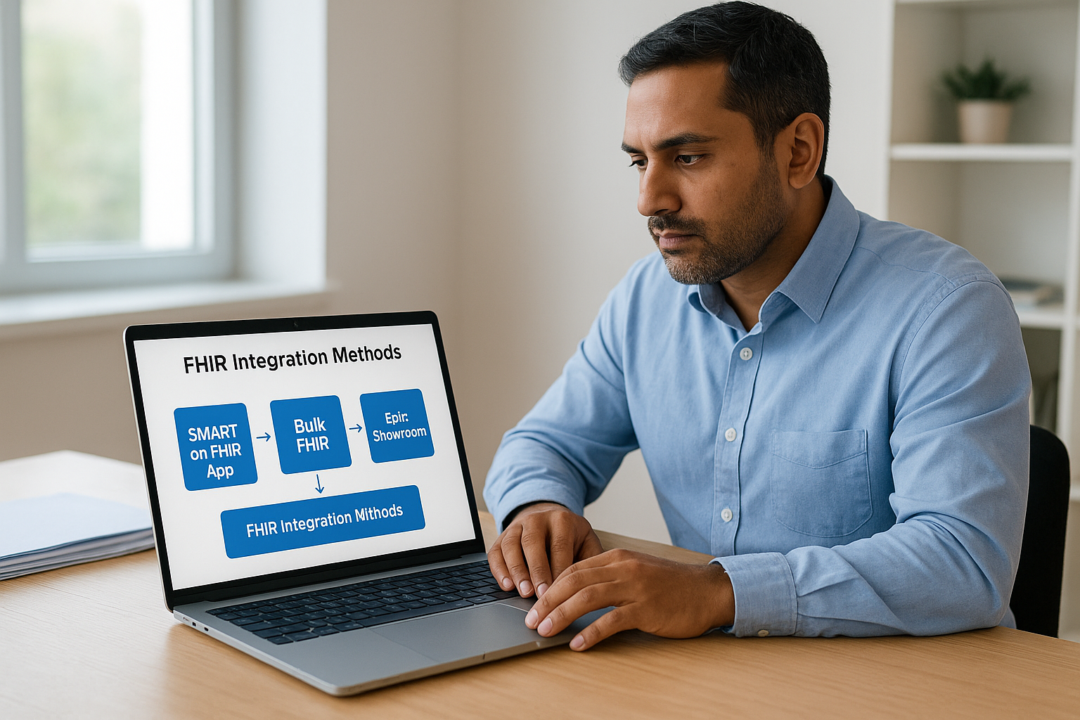 FHIR integration methods, from SMART on FHIR apps to Epic