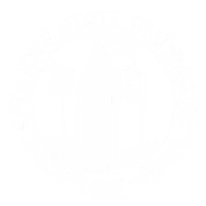 San Jose State University circular emblem featuring the university's Tower and a palm tree, with the text 'San Jose State University' above and '1857' below.