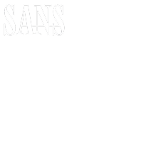 Logo with the text 'SANS' above a horizontal line, and 'CISO NETWORK' below in bold capital letters.