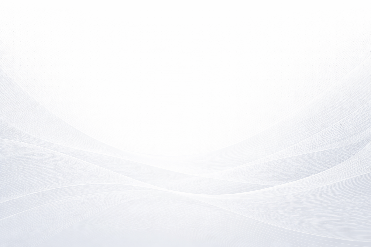 Abstract white and light gray wave-like lines overlapping on a soft gradient background.
