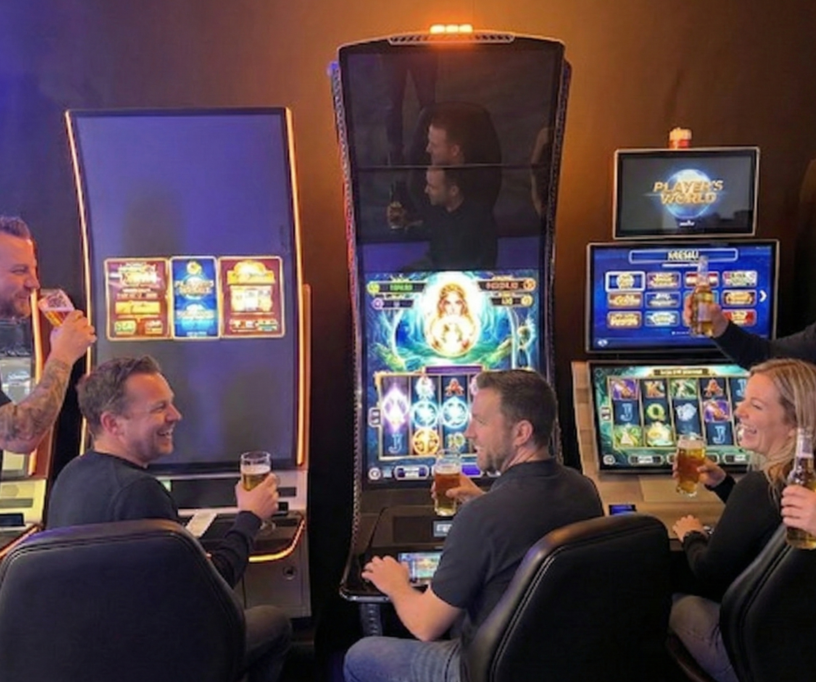 Gaming machines at Lord of Beers