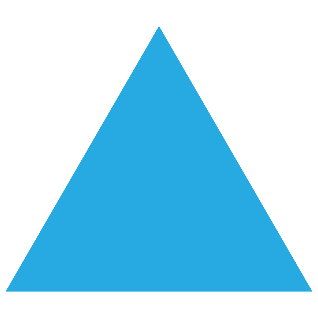 Mountain Cloud Blue Triangle