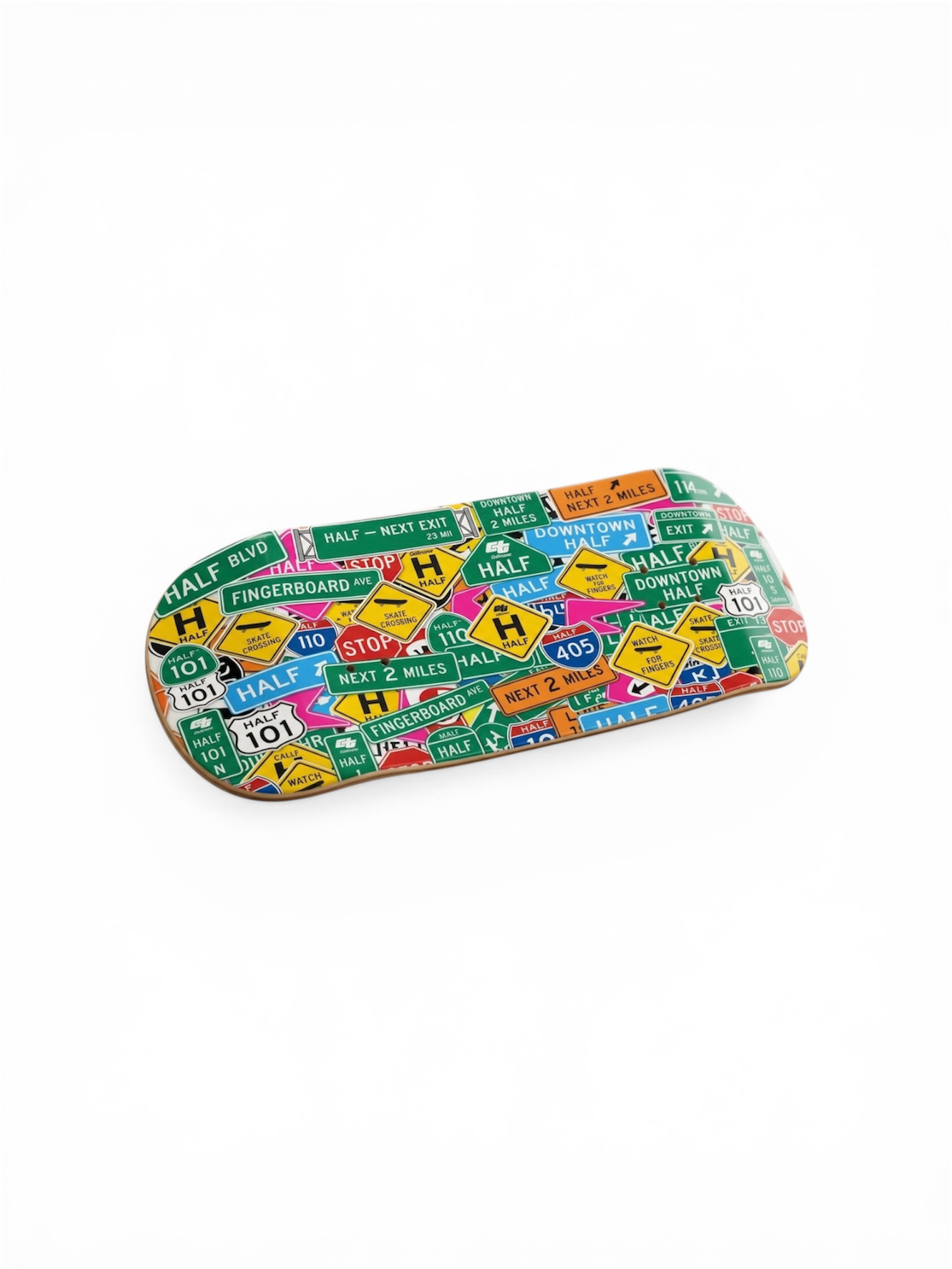 Half Street Signs Fingerboard Deck