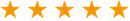 Row of five orange stars indicating a 5-star review rating.