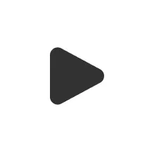 Black play button icon inside a white circle.