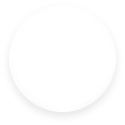 White circular play button icon with a slight shadow.