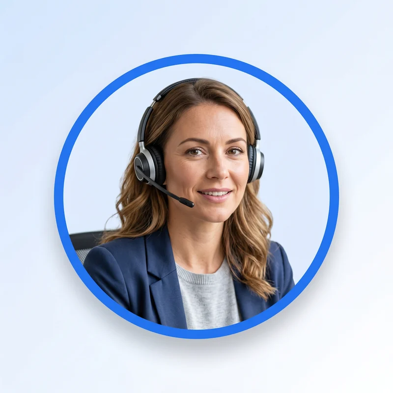 Amy, a VoiceDart AI voice agent, speaking with a caller in UK English