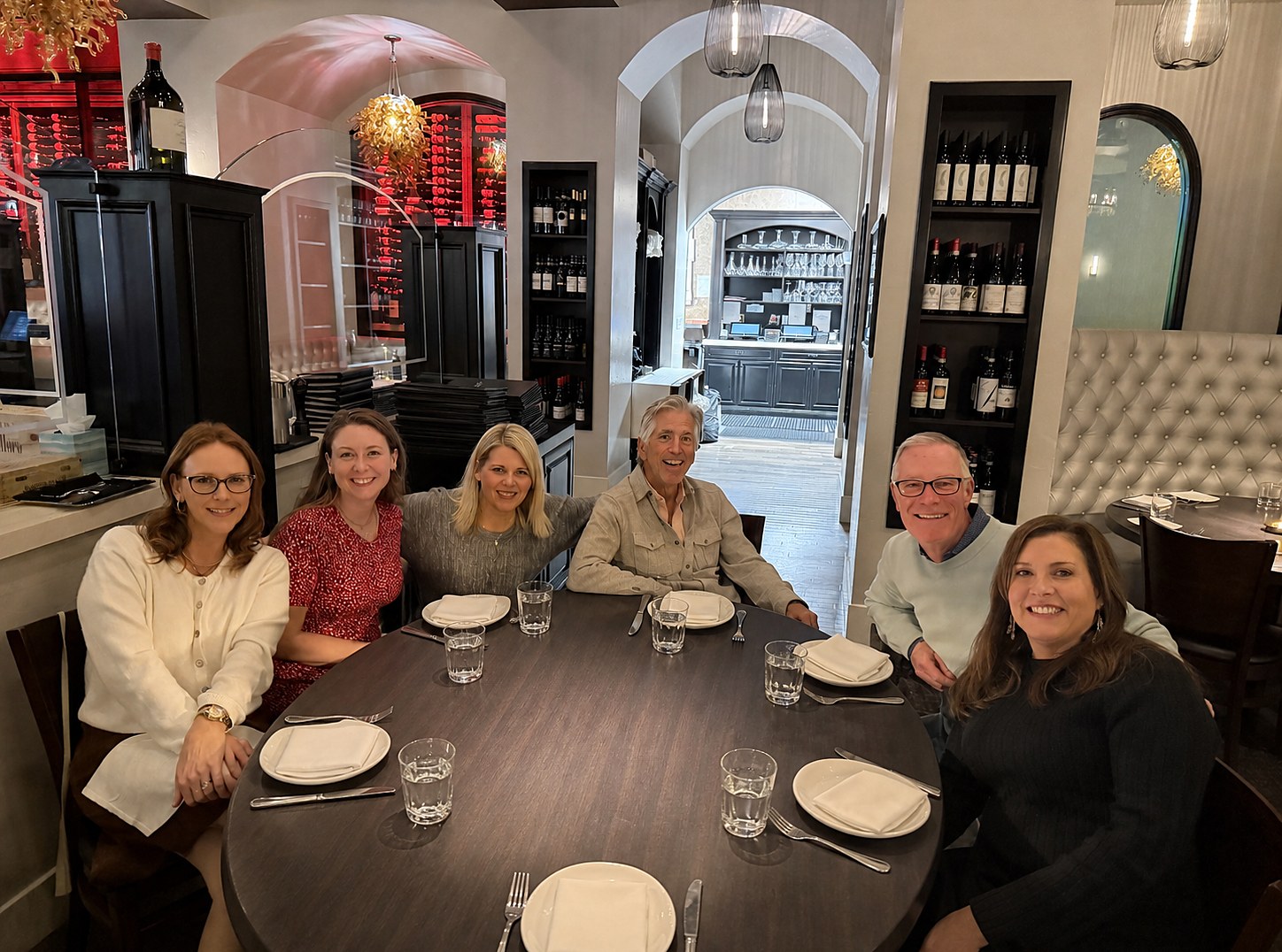 The Exec to Coach team together over dinner
