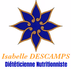 Retour à l'accueil - Isabelle Descamps Logo Isabelle Descamps diététicienne nutritionniste spécialisée SIBO et Thyroïde à Bordeaux.