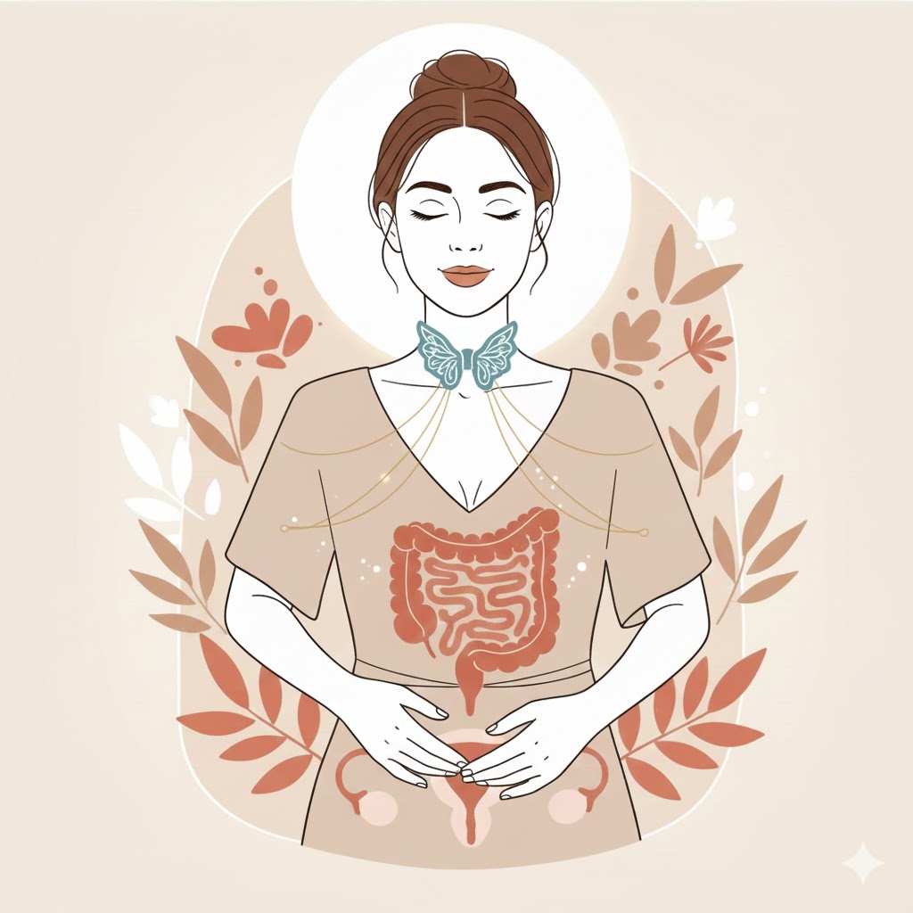 Votre ventre, vos hormones et votre thyroïde parlent le même langage - j"ai appris à le décoder.