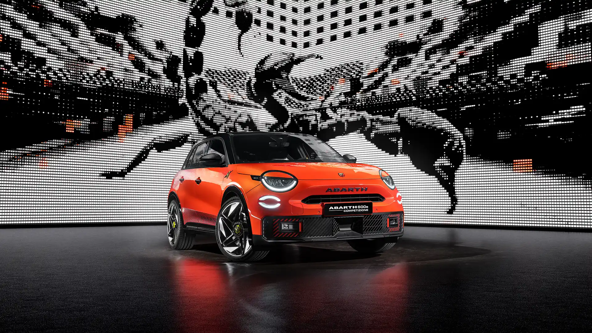 Key visual of Abarth 600e