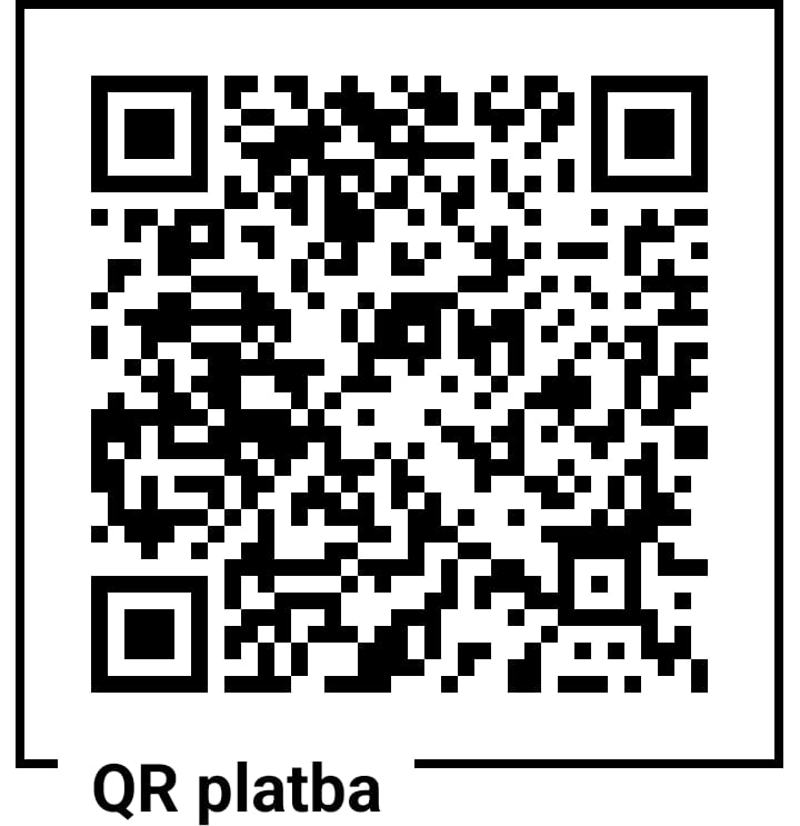 QR platba - roční pass