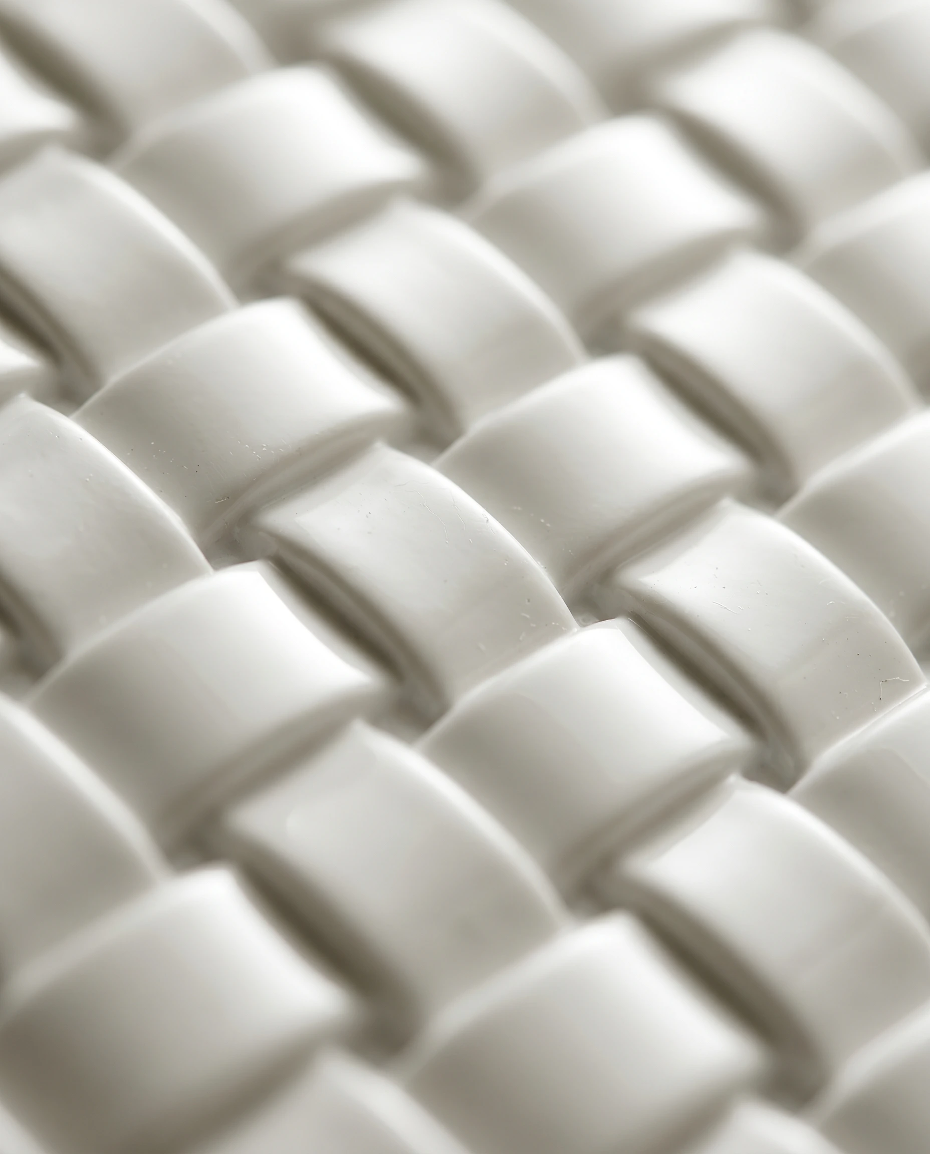 Weave bath detail — macro close-up of the basket-weave exterior texture