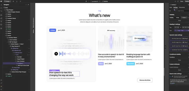 CMS Content - CloudWhisper - Webflow Template | BRIX Templates