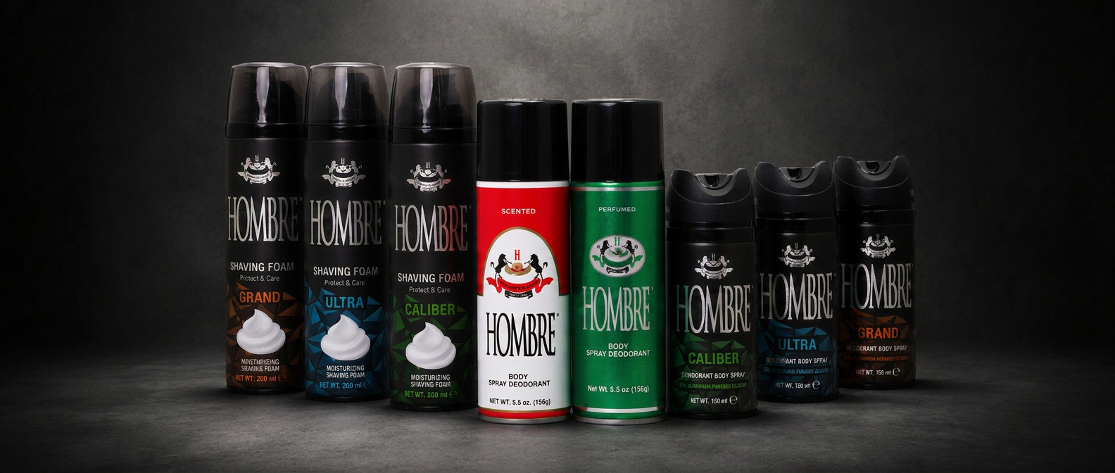 HOMBRE natural deodorant editorial cover image