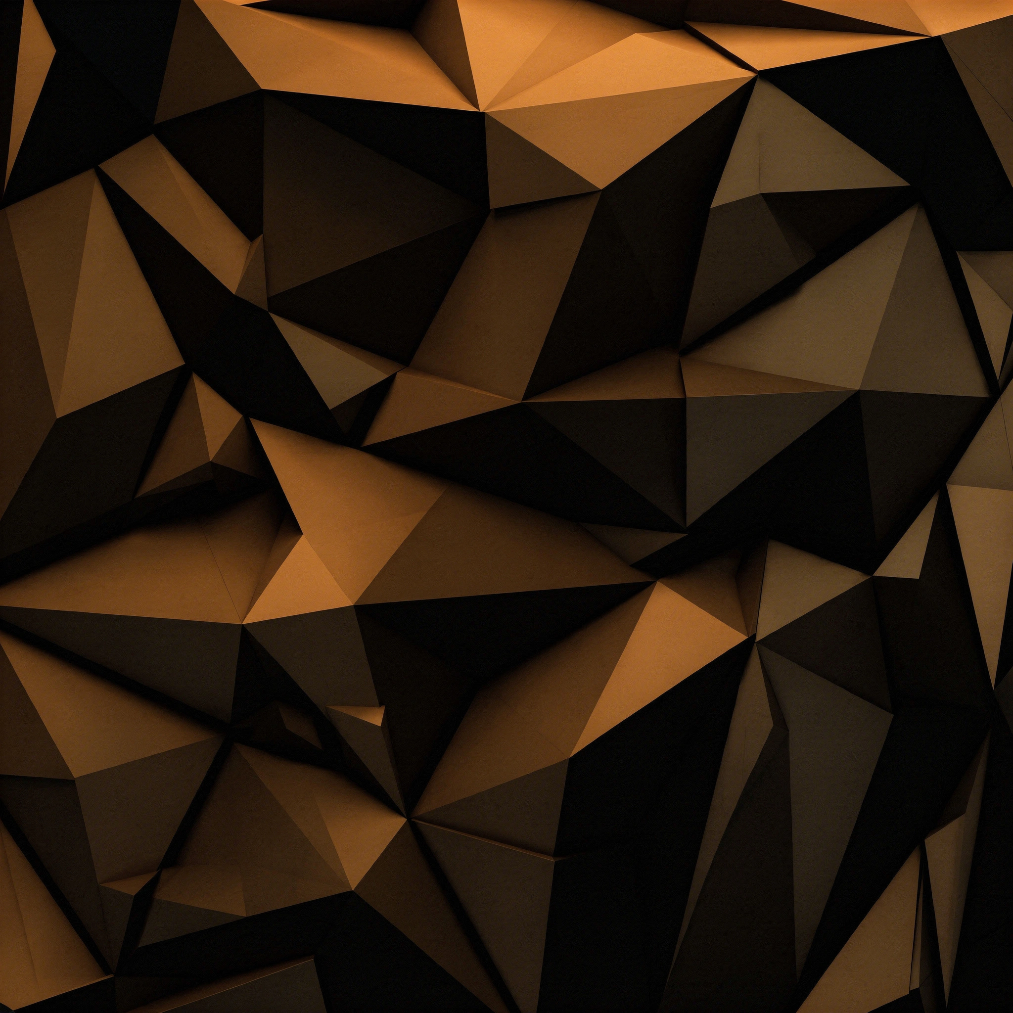 alt="Fondo geométrico verde oliva de textura low poly — HOMBRE® Caliber"