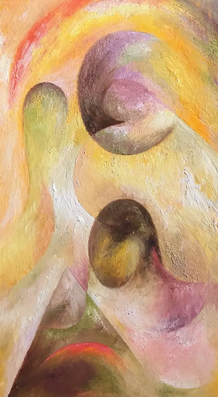 Oil on paper 
