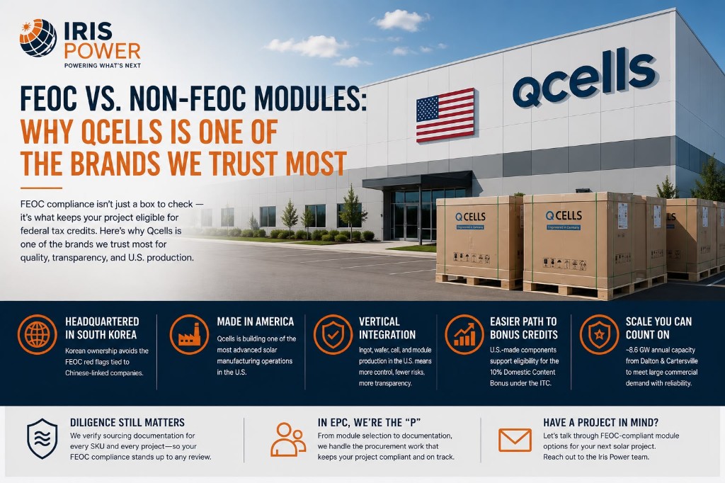 FEOC vs. Non-FEOC Modules: Why Qcells Is One of the Brands We Trust Most