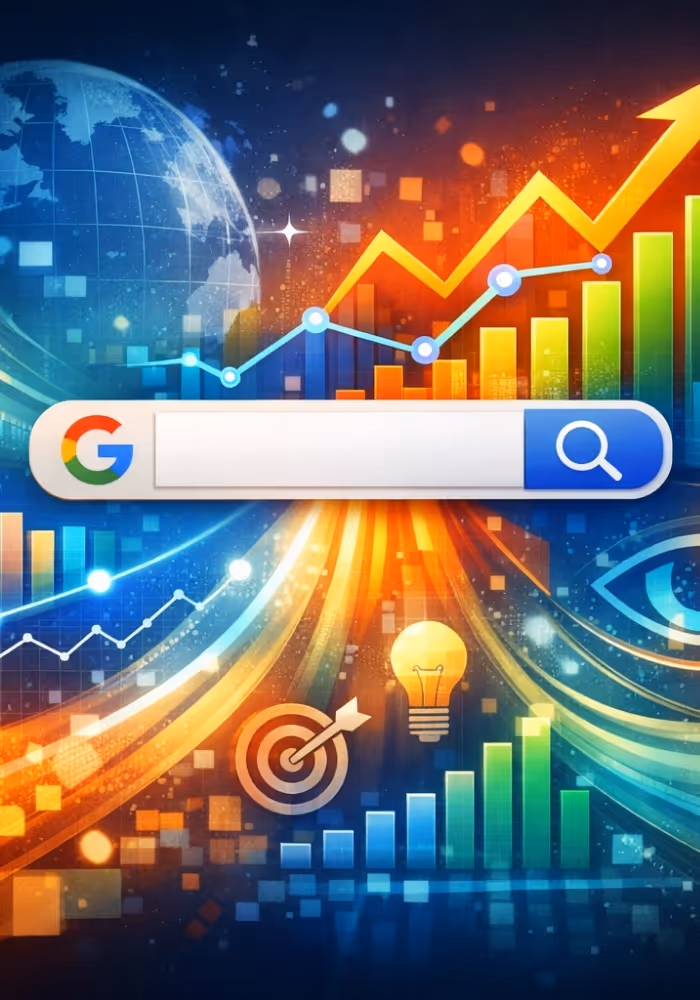 Illustrasjon av Google Search Console-data som viser indeksering og tidlig synlighet for en ny nettbutikk