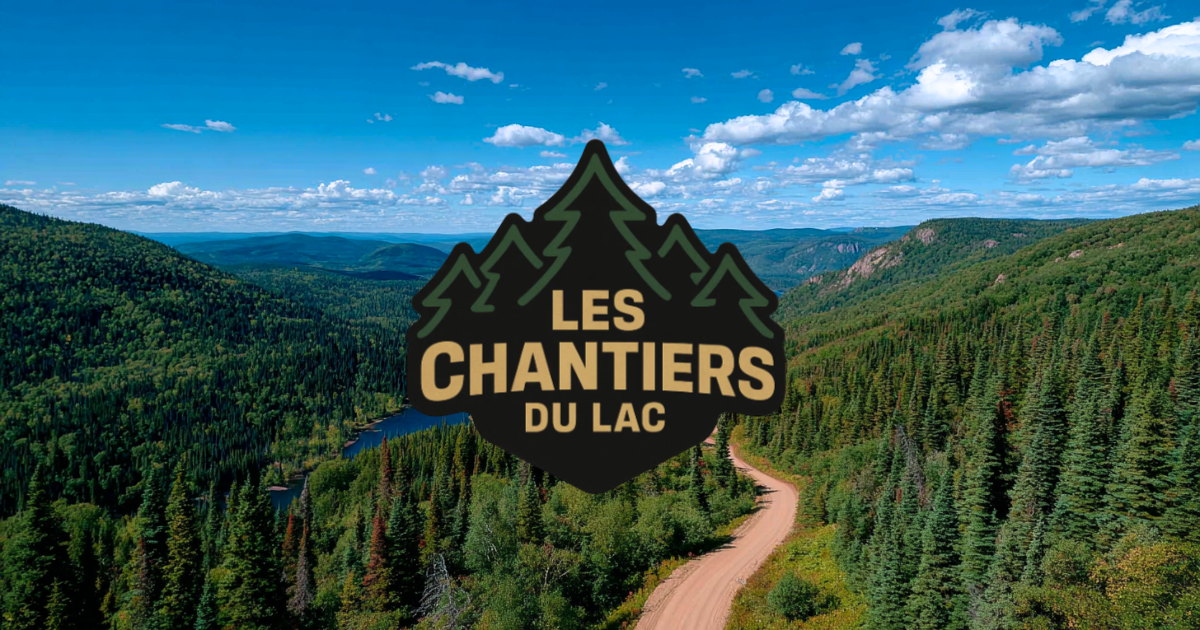 Site web Les Chantiers du Lac — entreprise forestière québécoise (30+ ans d'expérience, 200 000 m³ de bois par année).