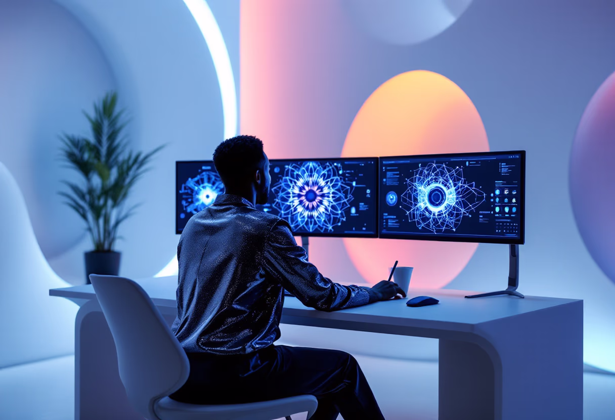 image of people working in an office setting