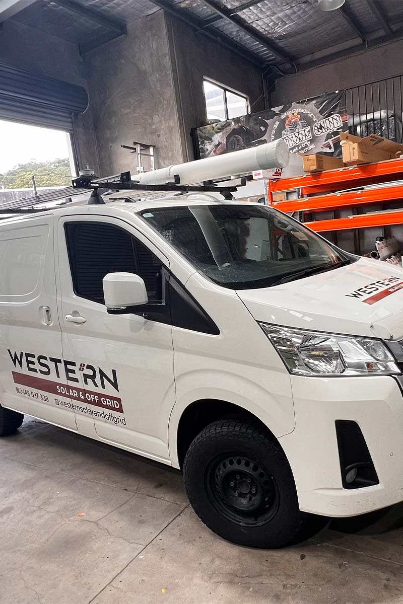western solar van