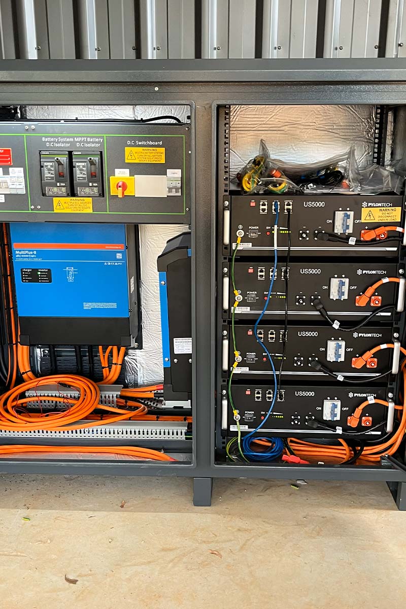 battery storage facility