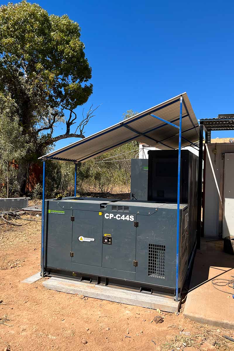 airconditioned generator housing